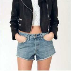 RAG & BONE Marilyn Cutoff Button Fly Jean Shorts